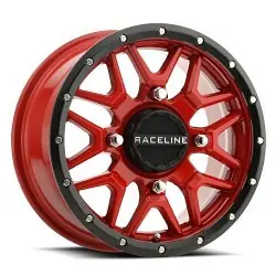 Viral Raceline A94R Krank 4X156 14x7 38 Red and Black Lip